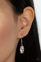 Galaxy Game-Changer - White Crystals Curved Bar Necklace