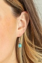 Heavenly Teardrops - Blue Turquoise Delicate Southwestern Necklace