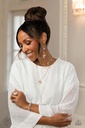 Layered Pearls Jewelry Set Crystals - Gold - Fashion Fix - London Haute
