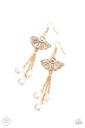 Layered Pearls Jewelry Set Crystals - Gold - Fashion Fix - London Haute
