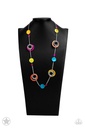 Multi Color Disc Necklace - Kaleidoscopically Captivating