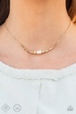 Gold and White Stone Set