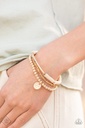 Gold and White Stone Set