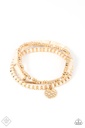 Gold and White Stone Set