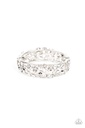 Ripe for the Picking - White and Silver Bracelet