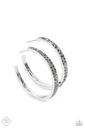 Silver Links and Hematite Jewelry Set - Fashion Fix