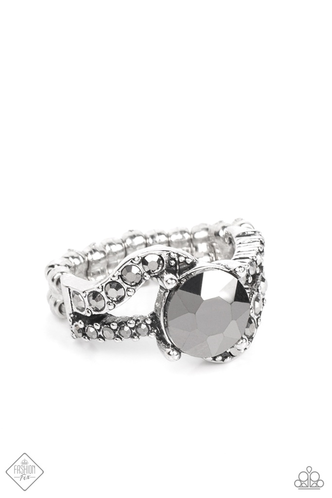 Silver Links and Hematite Jewelry Set - Fashion Fix