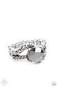 Silver Links and Hematite Jewelry Set - Fashion Fix