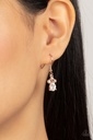 Rose Gold Necklace with Crystals Iridescent Jewelry - Flawlessly Famous