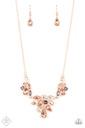 Rose Gold Jewelry Set with Crystals - Fashion Fix - Captivated Set
