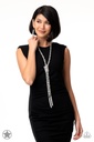 SCARFed for Attention - Silver Metal Scarf Necklace