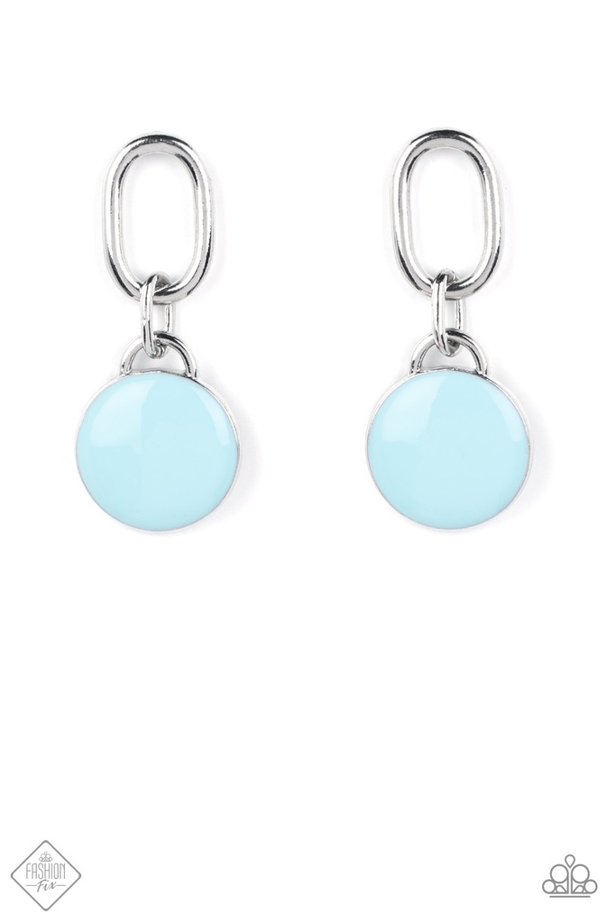 Enamel Jewelry Set with Crystals - Fashion Fix - Pastel Blue Dazzle