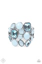Enamel Jewelry Set with Crystals - Fashion Fix - Pastel Blue Dazzle