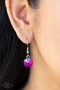 Statement Necklace Pink Purple UV Finish Iridescent Jewelry - Silver - Futuristic Fashionista