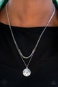Layered Necklace Star Pendant with Beads in Oil Spill Jewelry - Stunning Supernova