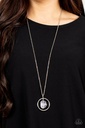 Crystal Pendant Necklace Long Silver Chain - Hands-Down Dazzling