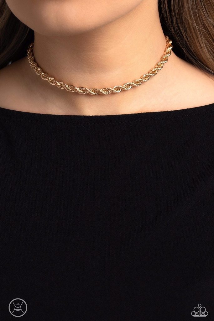 Gold Rope Chain Choker Necklace - Never Lose ROPE