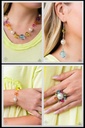 Glass, Multi Color Spheres Jewelry Set with Pearls - Fashion Fix - Collector