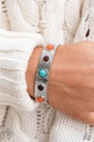 Brown Moonstone with Multi Colored Beads - Dedicated Desertscape