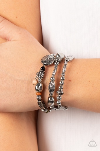 [182] Stretch Bracelet Set Sun Jewelry - Western Quest